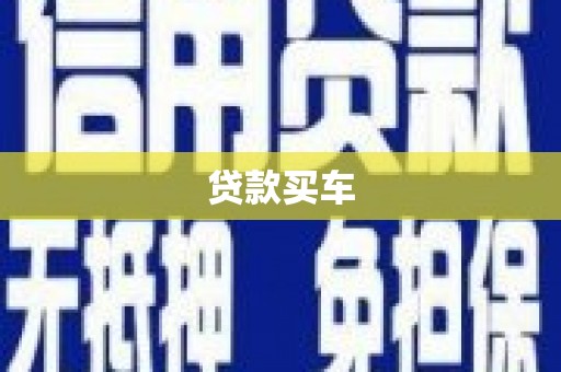 西夏贷款买车