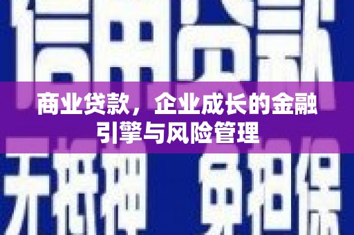 西夏商业贷款，企业成长的金融引擎与风险管理