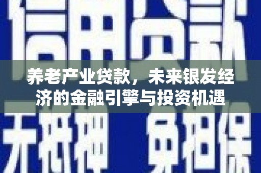 西夏养老产业贷款，未来银发经济的金融引擎与投资机遇