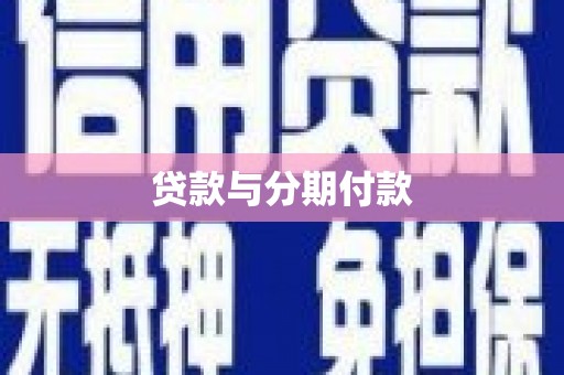 西夏贷款与分期付款