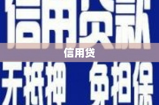 西夏信用贷