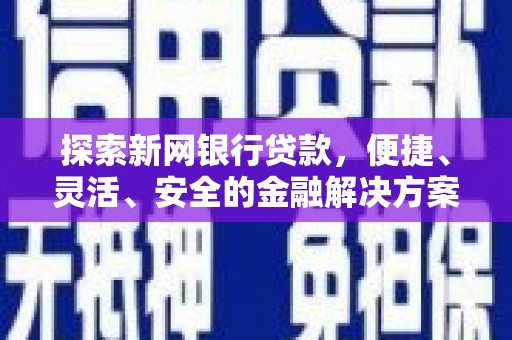 西夏探索新网银行贷款，便捷、灵活、安全的金融解决方案