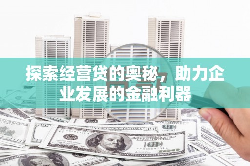 西夏探索经营贷的奥秘，助力企业发展的金融利器