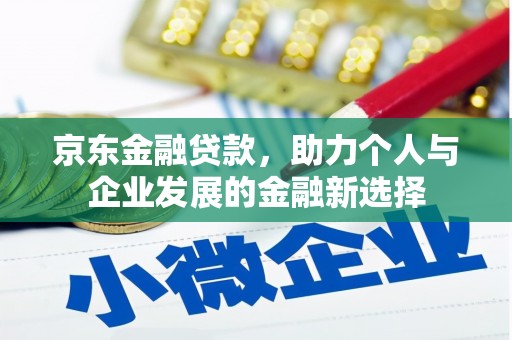 西夏京东金融贷款，助力个人与企业发展的金融新选择