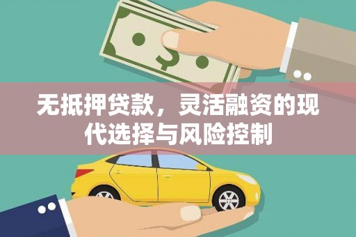 西夏无抵押贷款，灵活融资的现代选择与风险控制