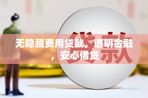 西夏无隐藏费用贷款，透明金融，安心借贷