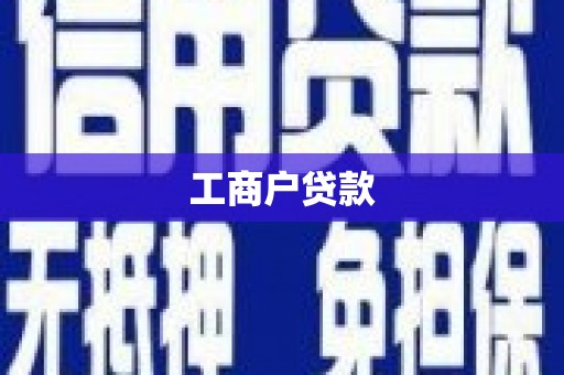 西夏工商户贷款