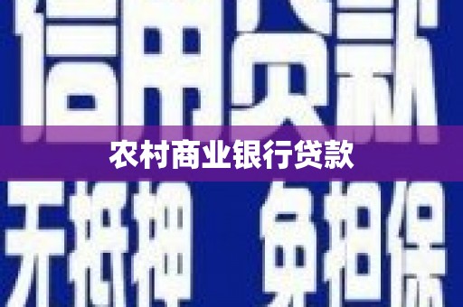 西夏农村商业银行贷款