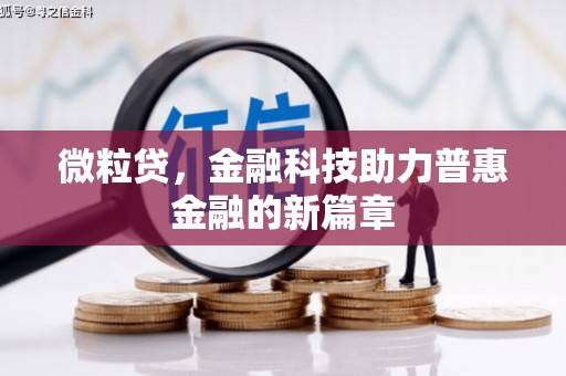 西夏微粒贷，金融科技助力普惠金融的新篇章