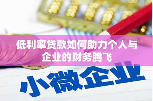 西夏低利率贷款如何助力个人与企业的财务腾飞