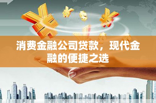 西夏消费金融公司贷款，现代金融的便捷之选