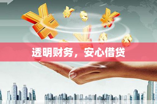 西夏透明财务，安心借贷