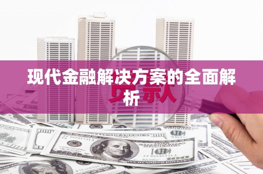 西夏现代金融解决方案的全面解析