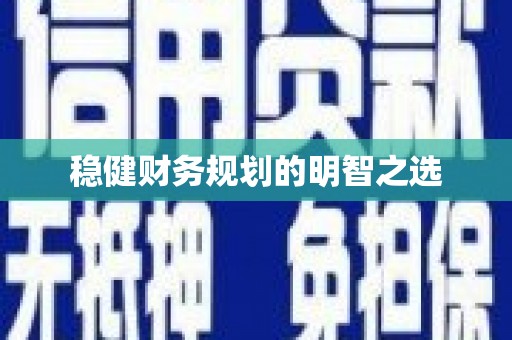 西夏稳健财务规划的明智之选